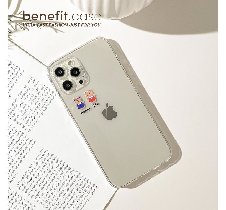 Bear Phone Transparent Case