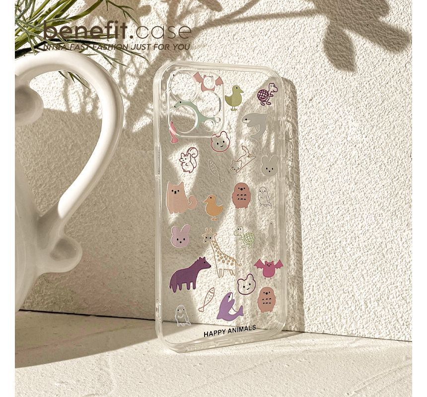 Case Animal Transparent Phone