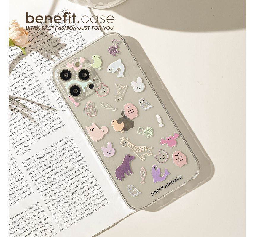 Case Animal Transparent Phone
