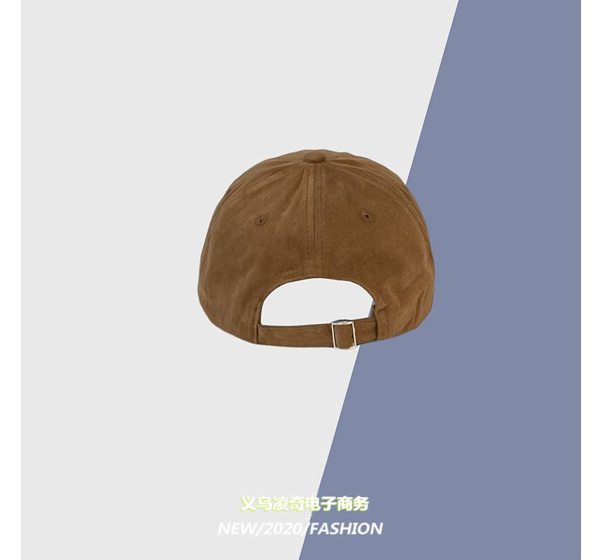 Embroidered Lettering Baseball Cap