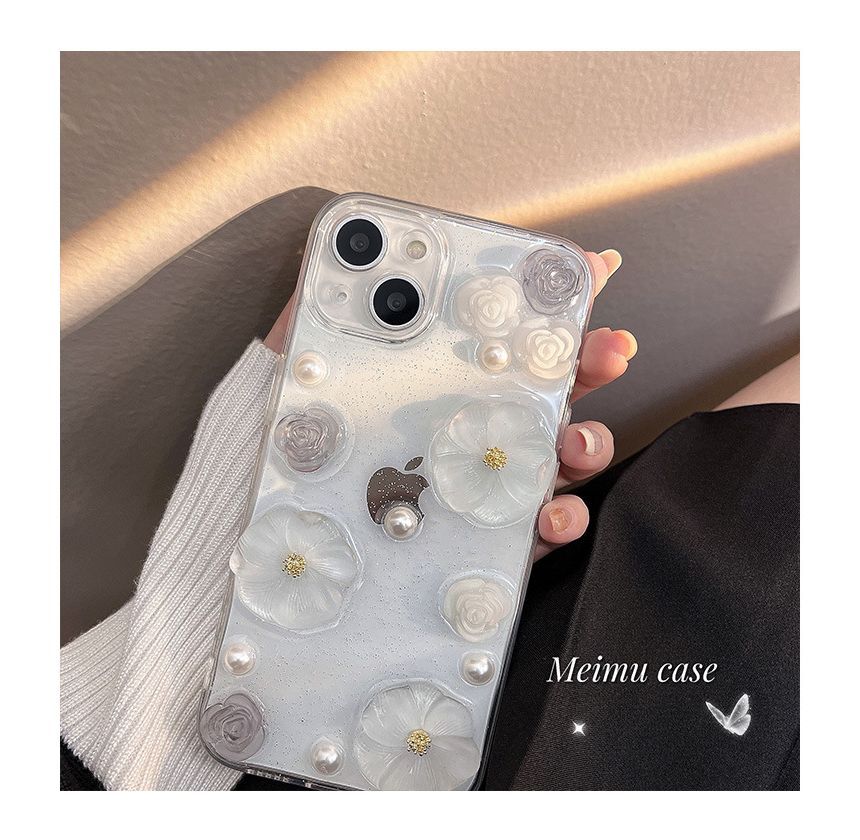 Case 3D Flower Phone