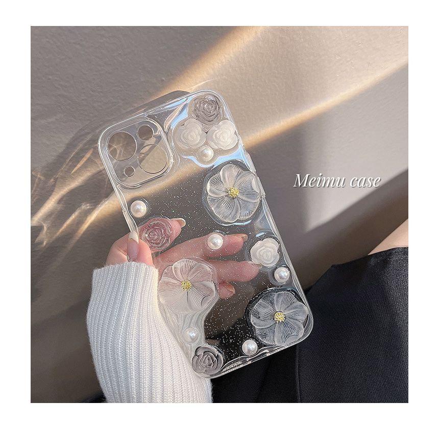 Case 3D Flower Phone