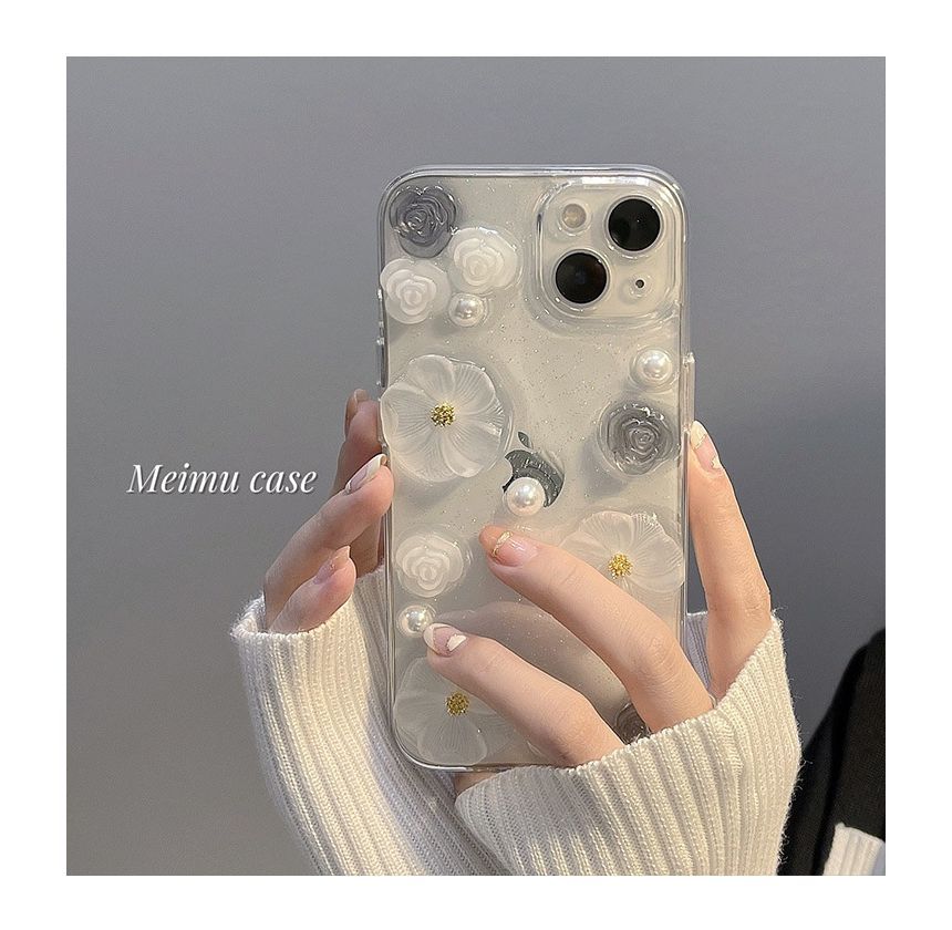 Case 3D Flower Phone