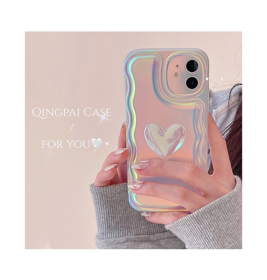 Hologram Phone Case Heart