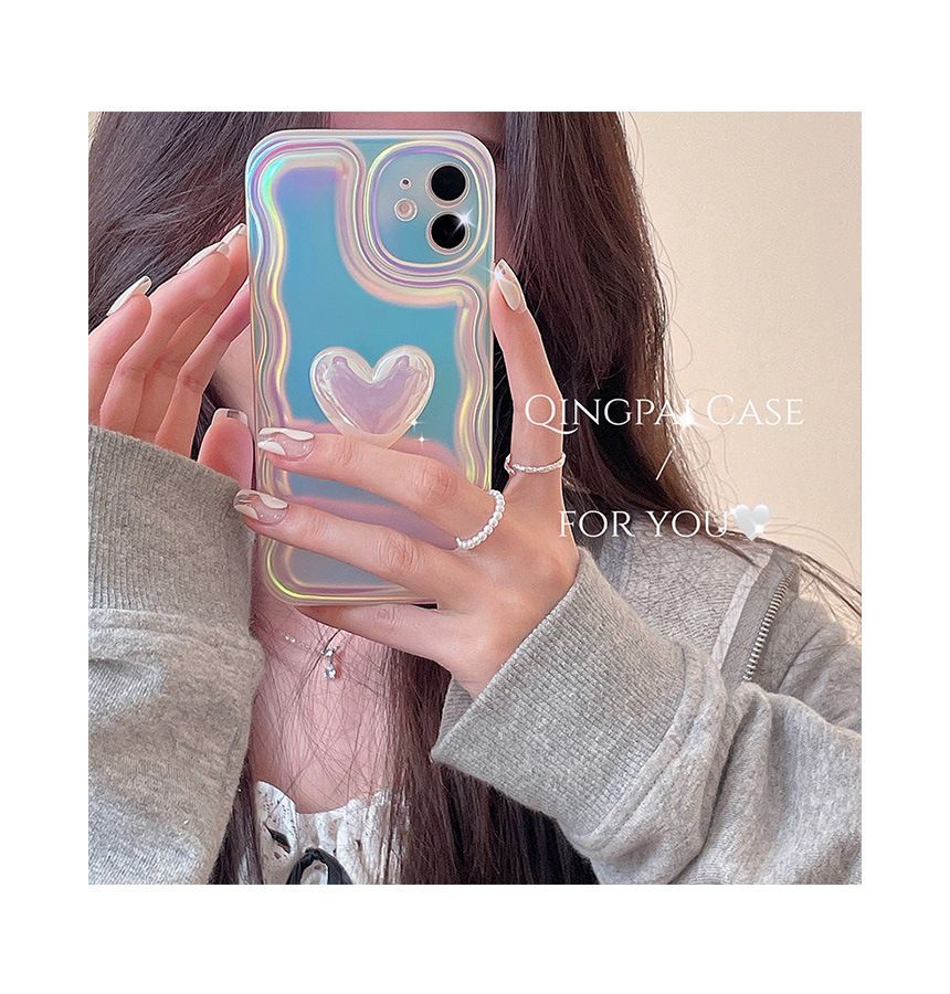 Hologram Phone Case Heart