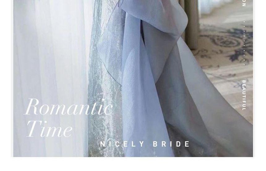 Off-Shoulder Lace Evening Gown Paneled Mermaid