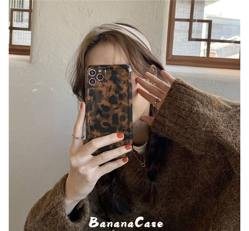 Phone Leopard Case Print