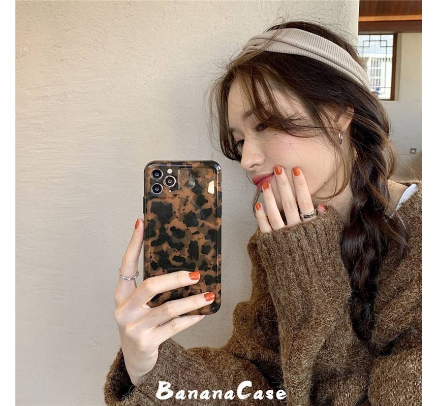 Phone Leopard Case Print
