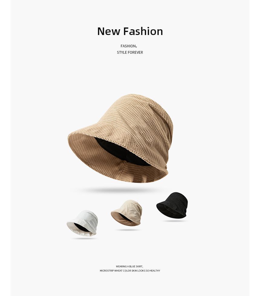 Waffle Plain Bucket Hat