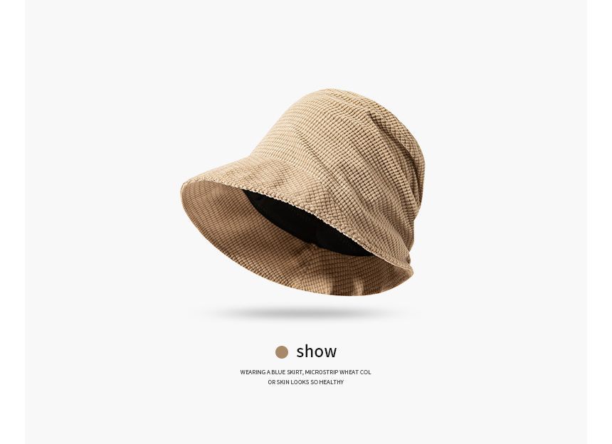 Waffle Plain Bucket Hat