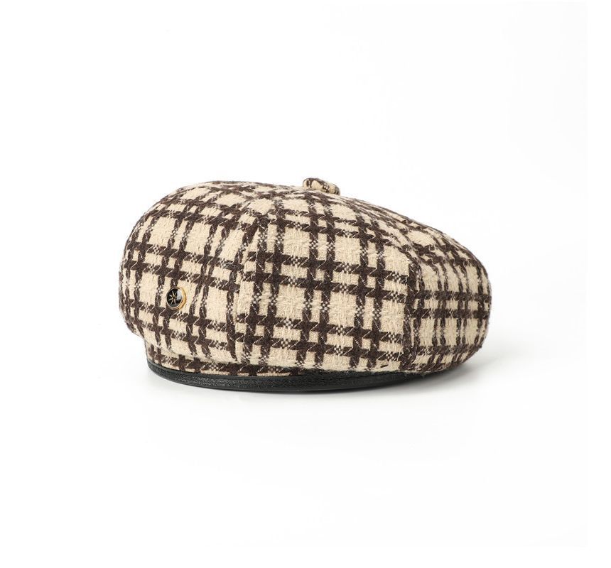 Plaid Hat Beret
