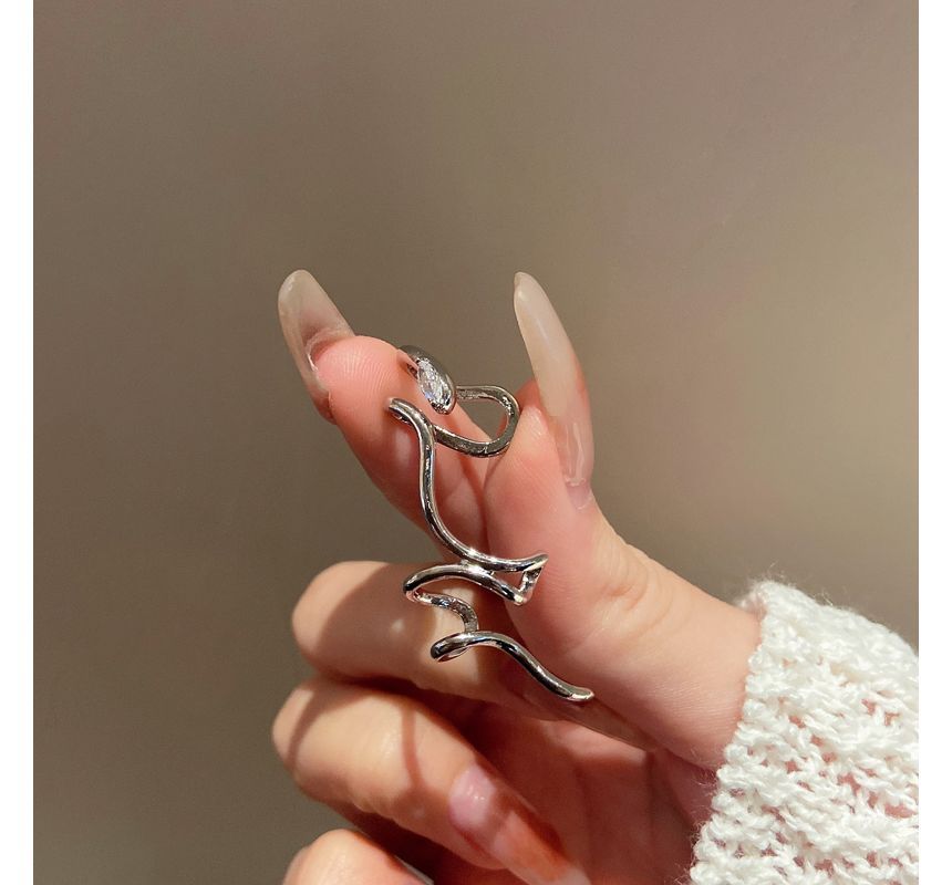 Earring Cuff Alloy Snake