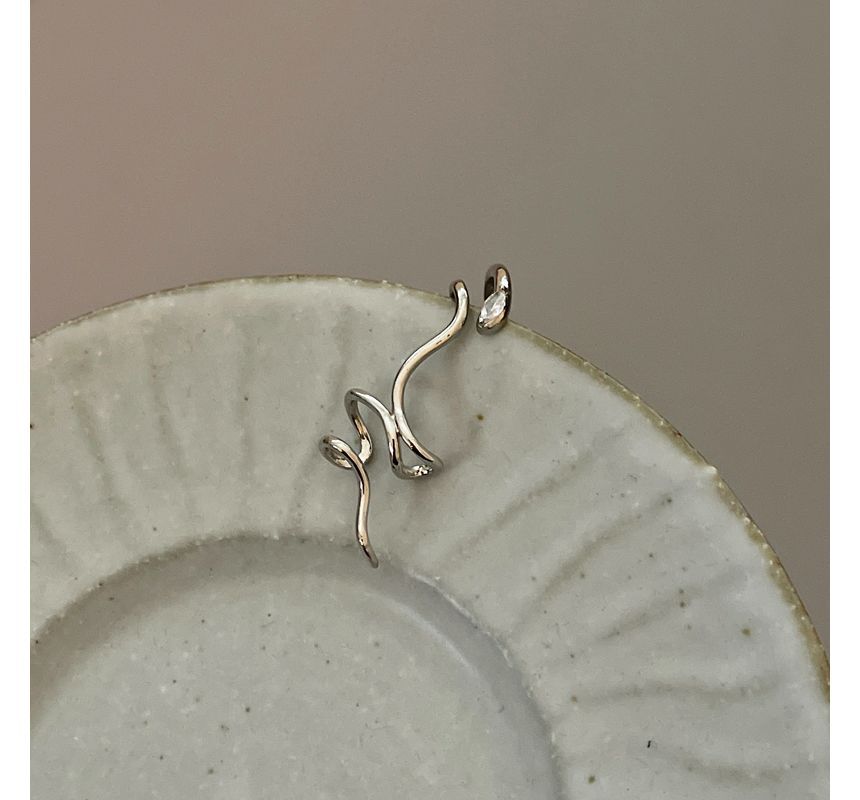 Earring Cuff Alloy Snake
