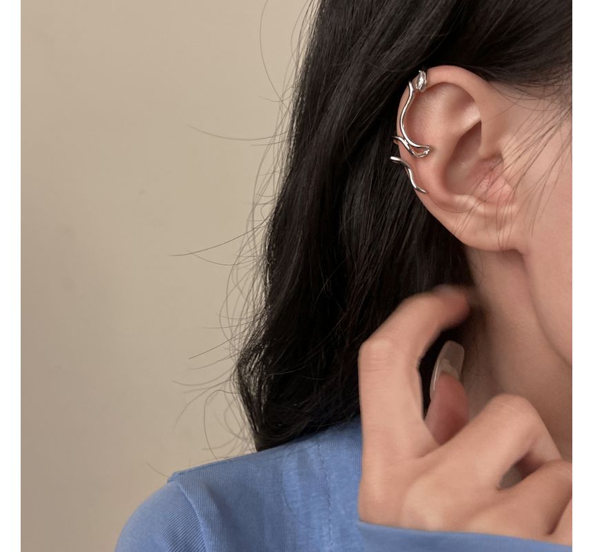 Earring Cuff Alloy Snake