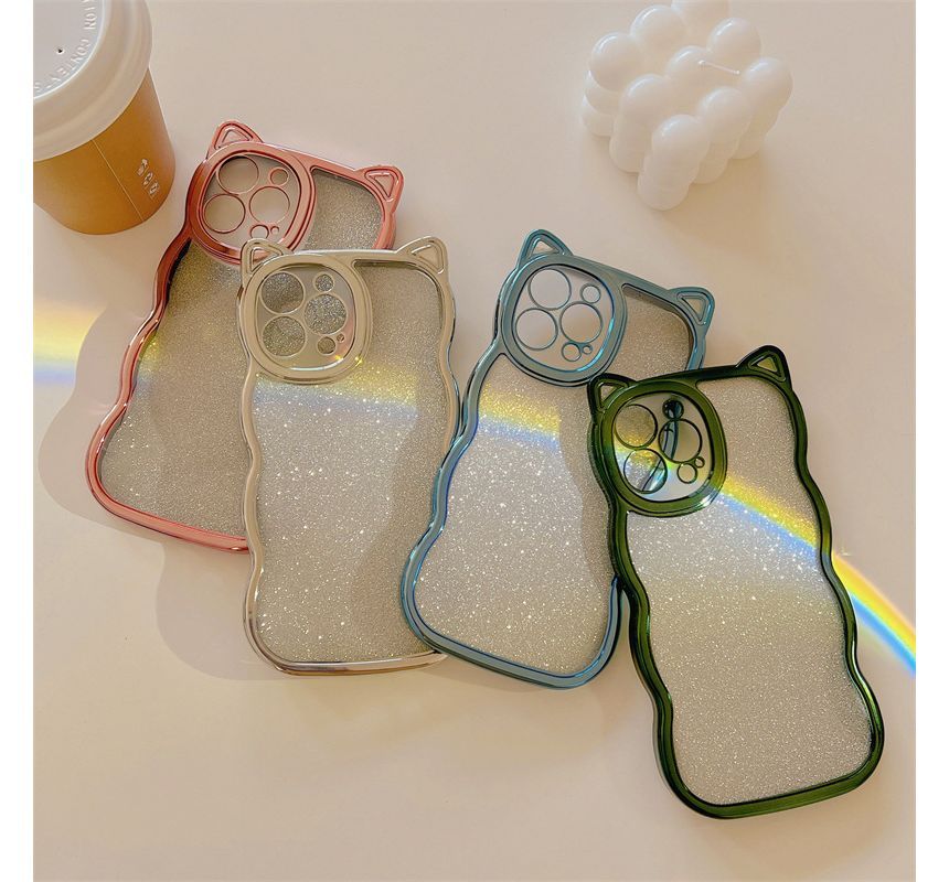 Ear Phone Cat Transparent Case