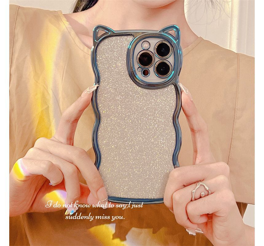 Ear Phone Cat Transparent Case