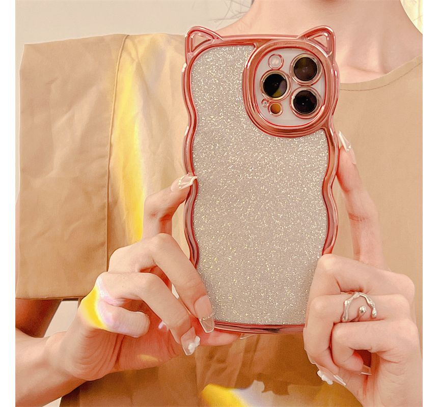 Ear Phone Cat Transparent Case