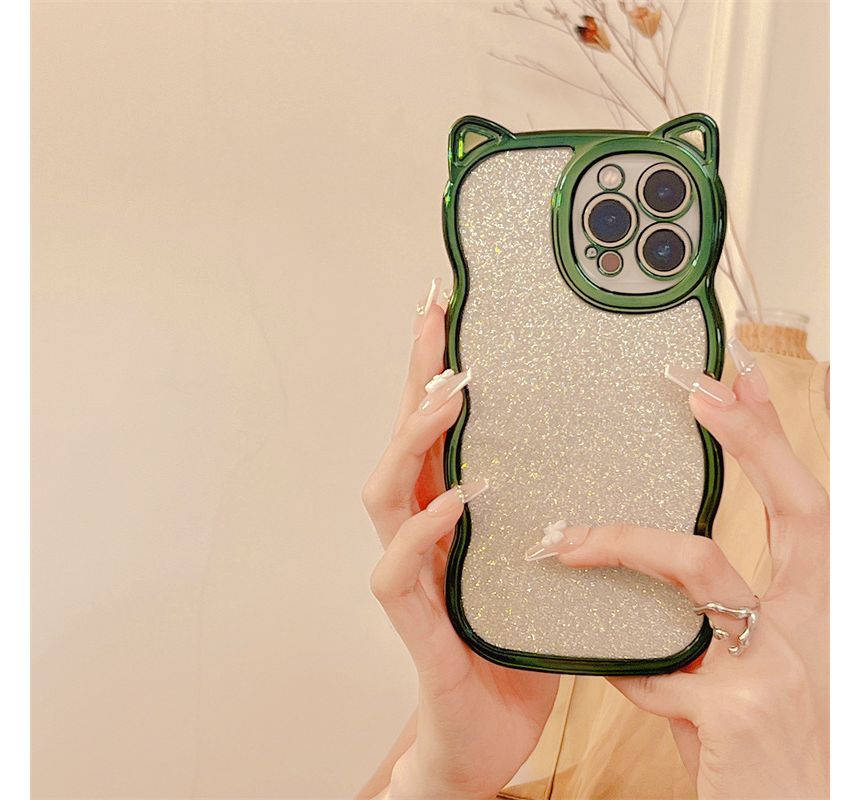 Ear Phone Cat Transparent Case