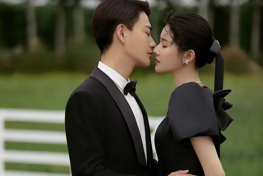 Plain A-Line Evening Gown Short-Sleeve V-Neck