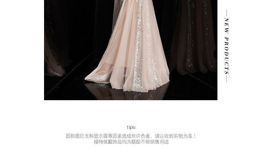 (Various Sequined Designs) Evening Mermaid Gown