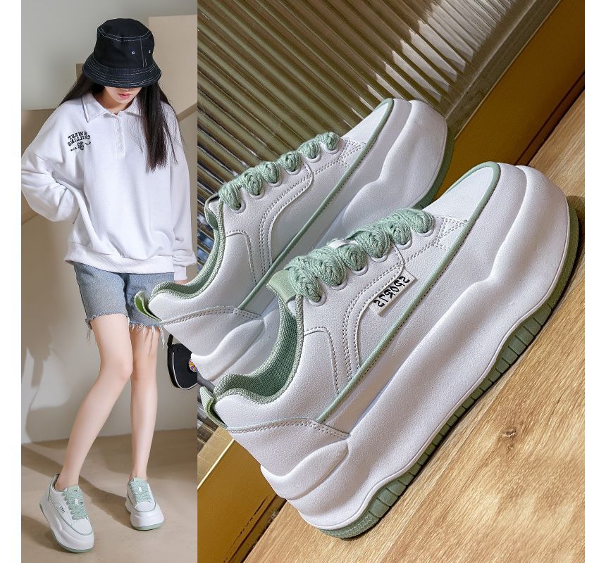 Sneakers Up Lace Platform