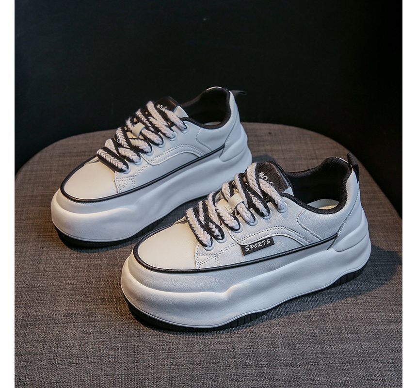 Sneakers Up Lace Platform