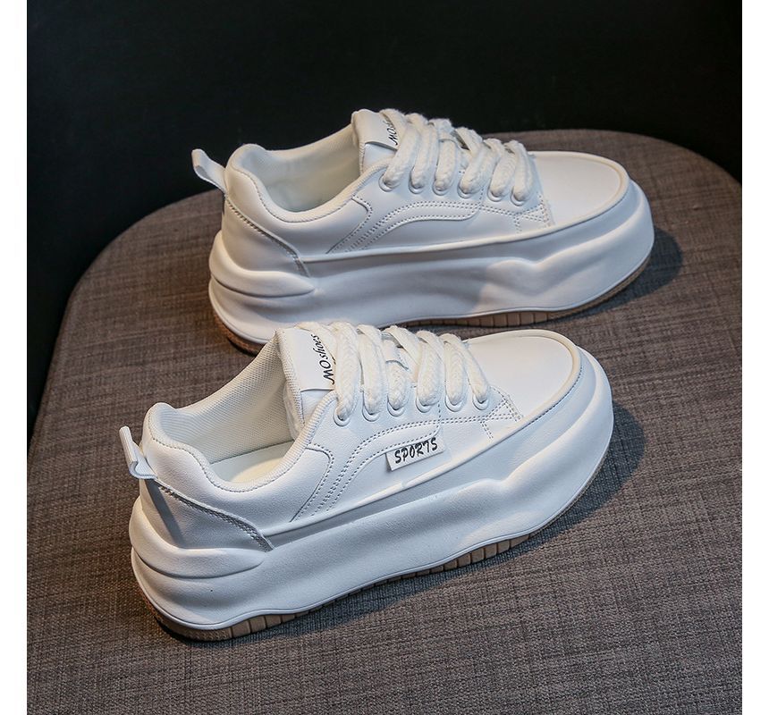 Sneakers Up Lace Platform