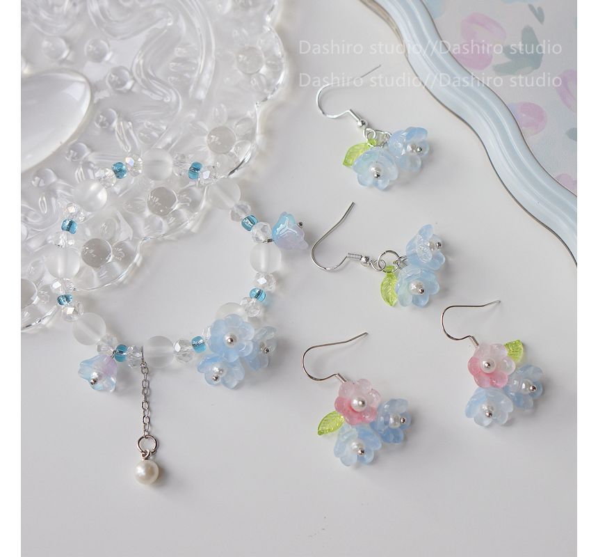 designs) Earring (various Floral Acrylic