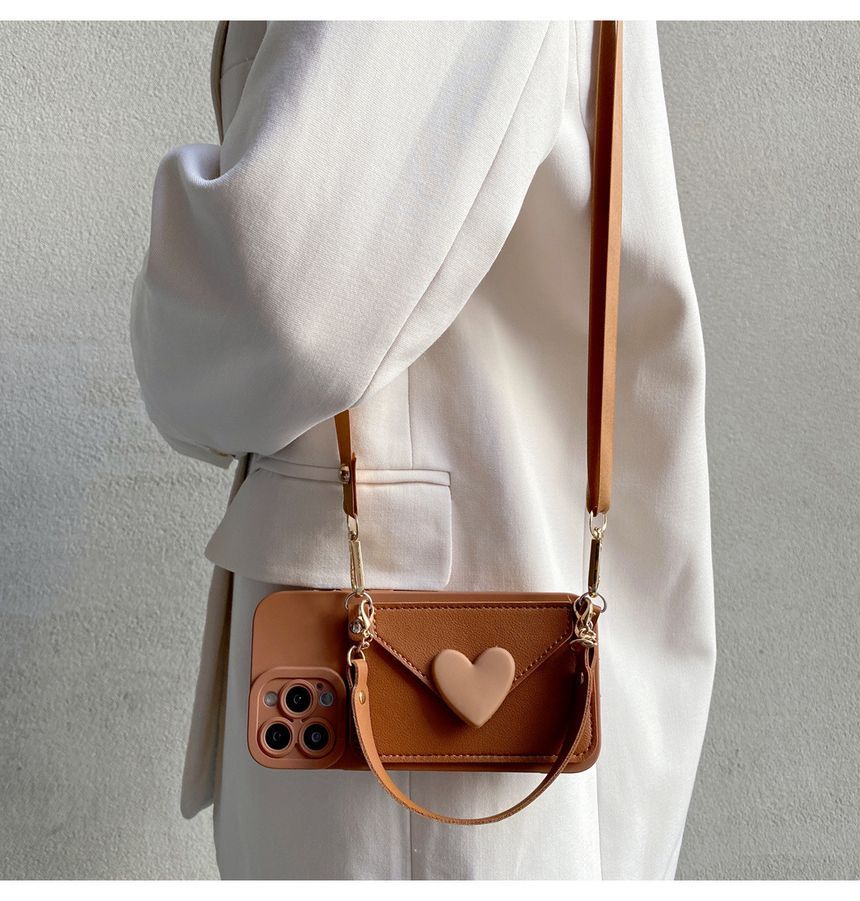 Phone Holder Case Card Heart