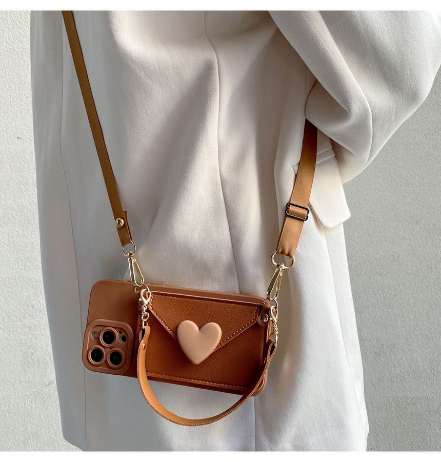 Phone Holder Case Card Heart