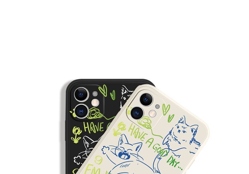 Phone Cat Print Case