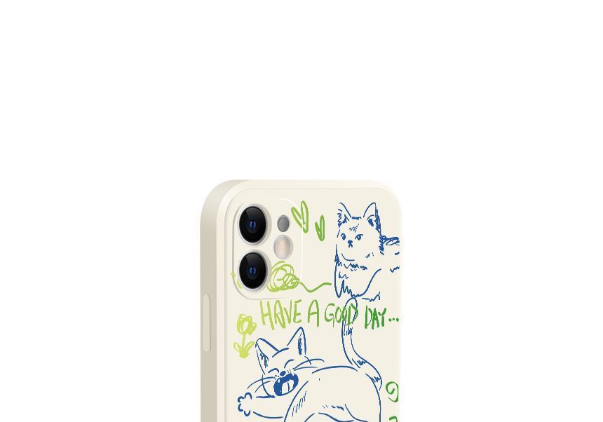 Phone Cat Print Case