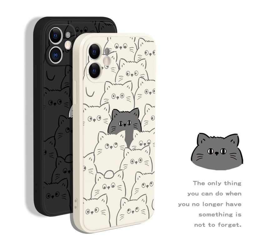 Case Cat Print Phone
