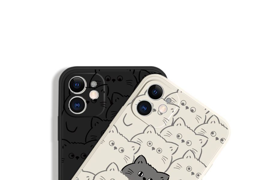 Case Cat Print Phone