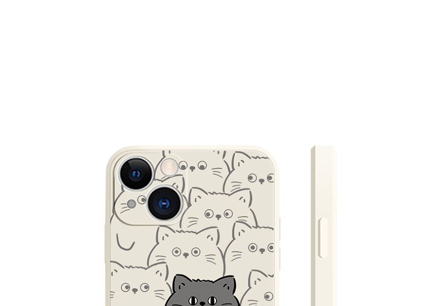 Case Cat Print Phone