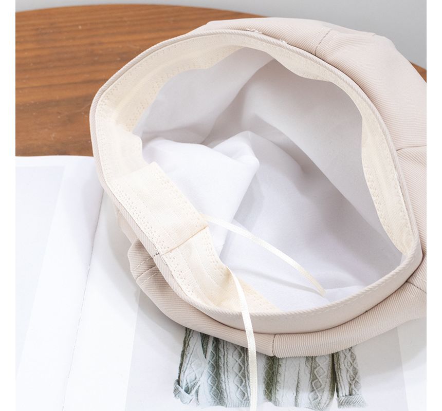 Beret Metal Tag Plain