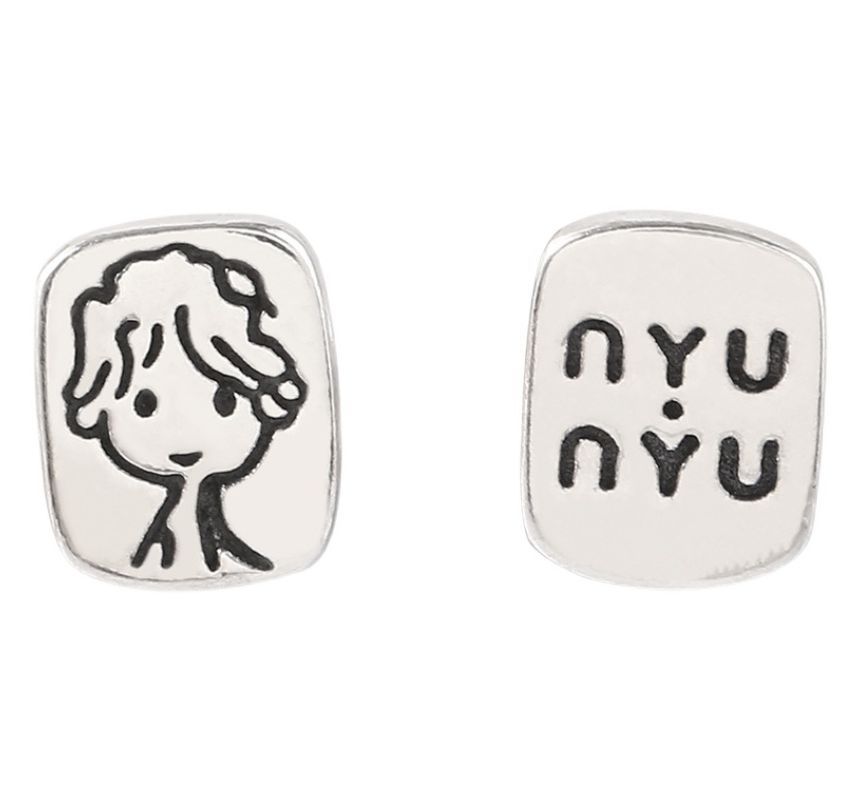Earring Stud Cartoon