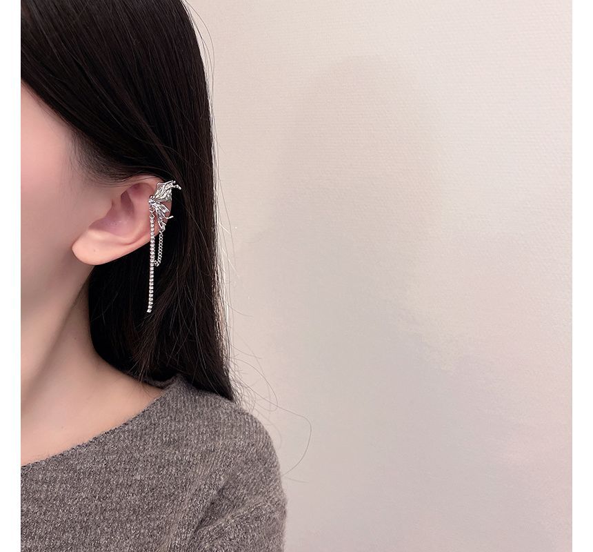 Cuff Ear Butterfly Chained