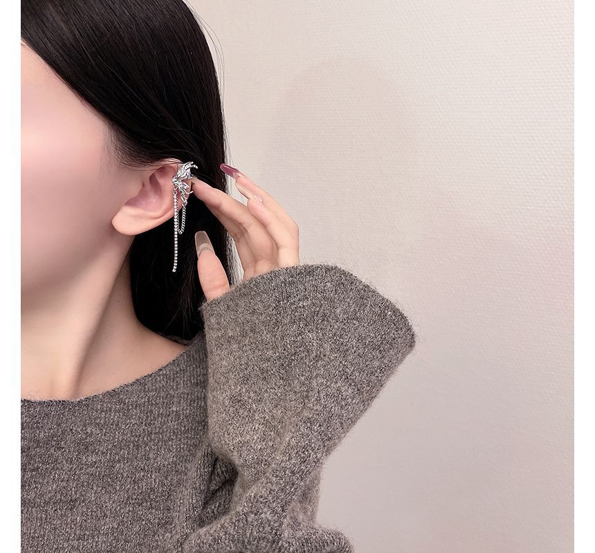 Cuff Ear Butterfly Chained