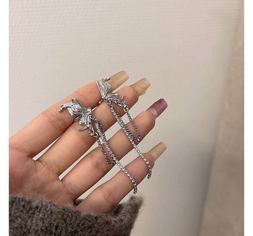 Cuff Ear Butterfly Chained