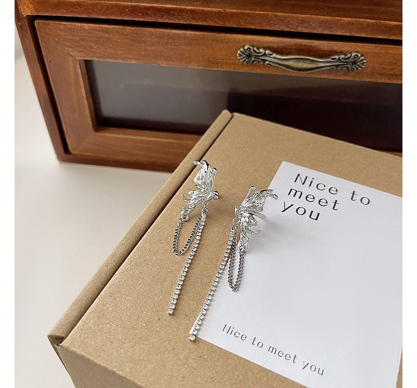 Cuff Ear Butterfly Chained