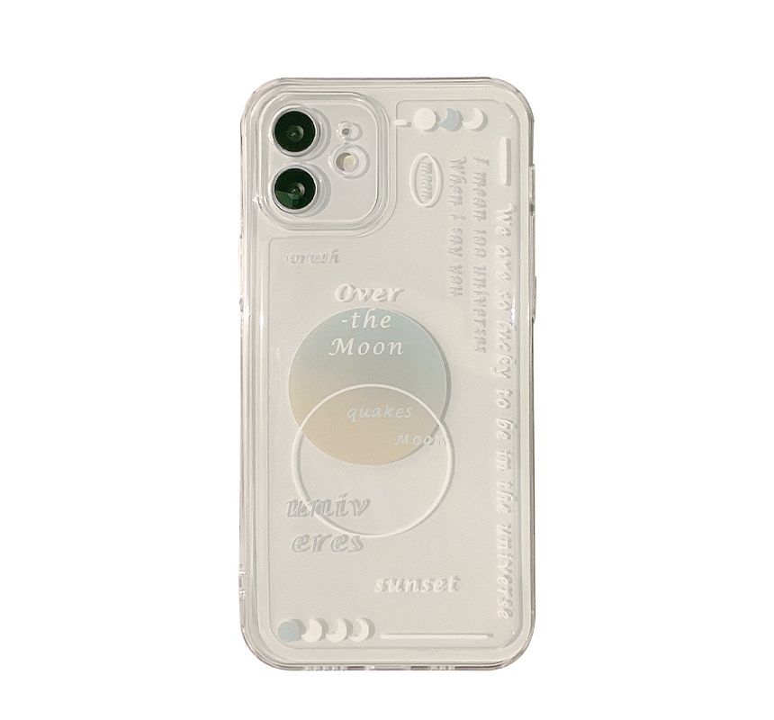 Phone Transparent Case Lettering