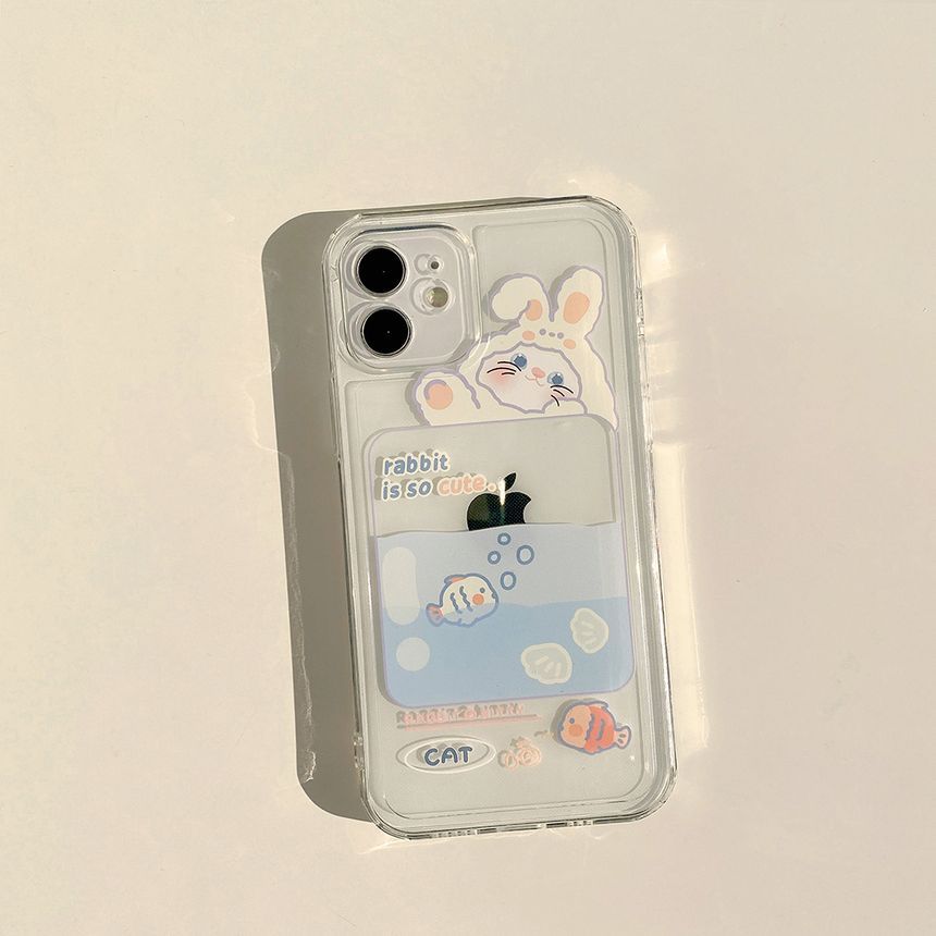 Rabbit Transparent Case Phone
