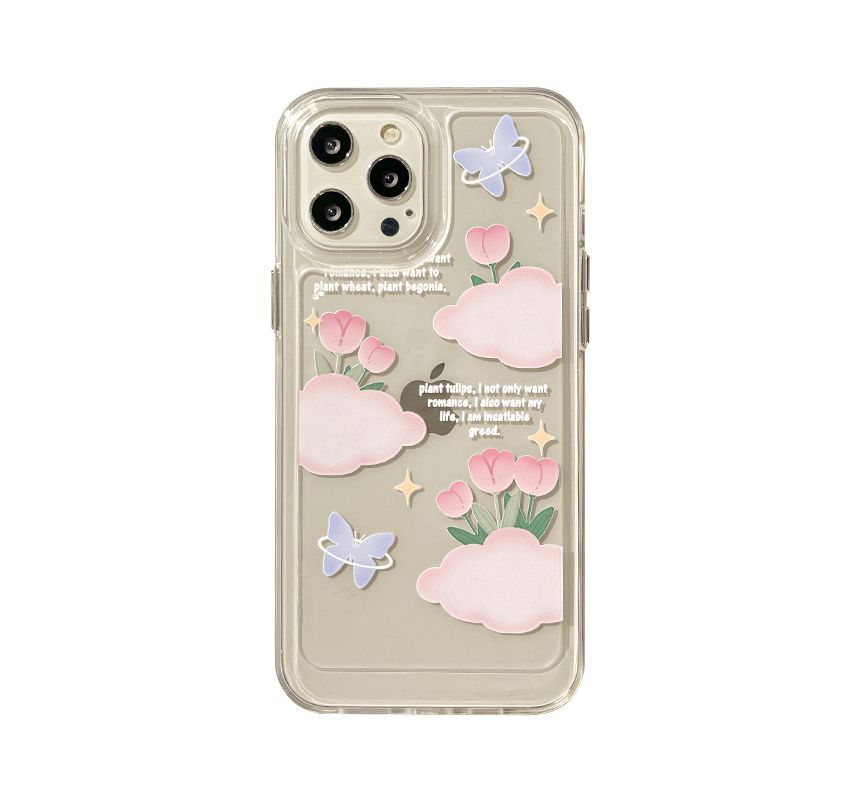Phone Case Transparent Tulip