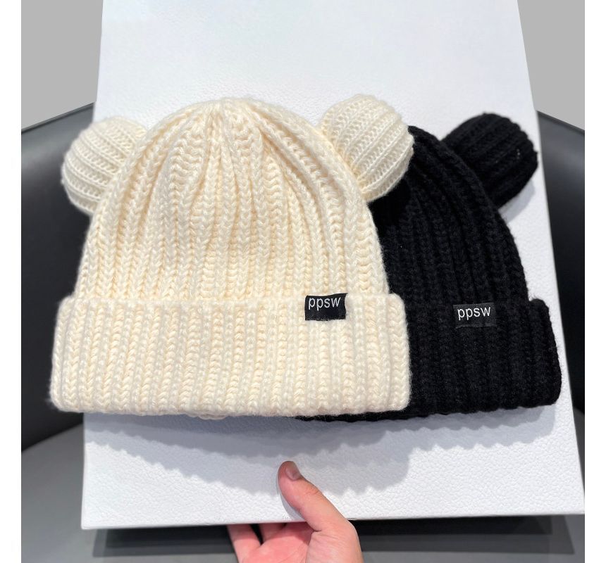 Ear Bear Knit Beanie
