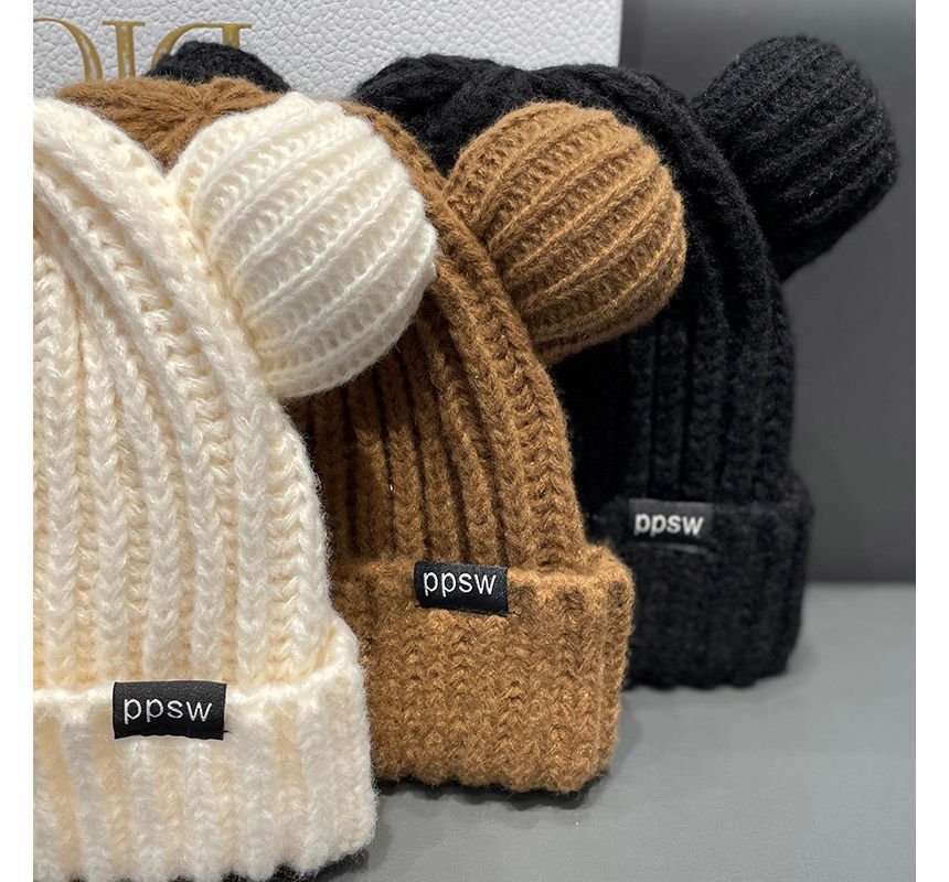 Ear Bear Knit Beanie