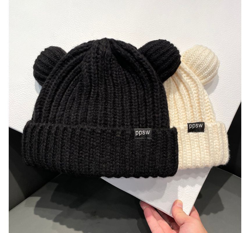 Ear Bear Knit Beanie