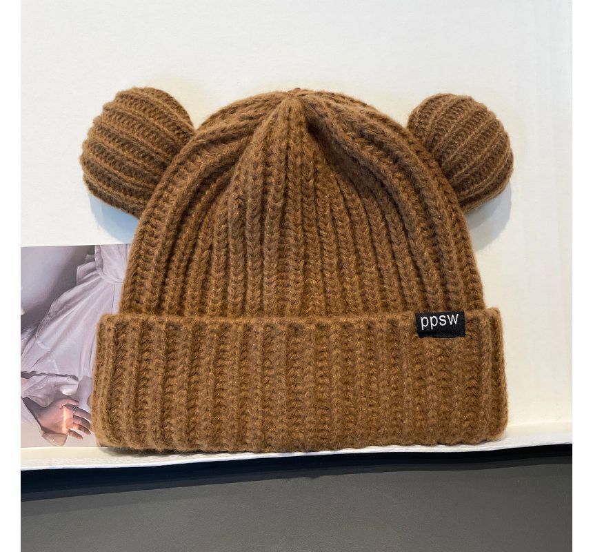 Ear Bear Knit Beanie