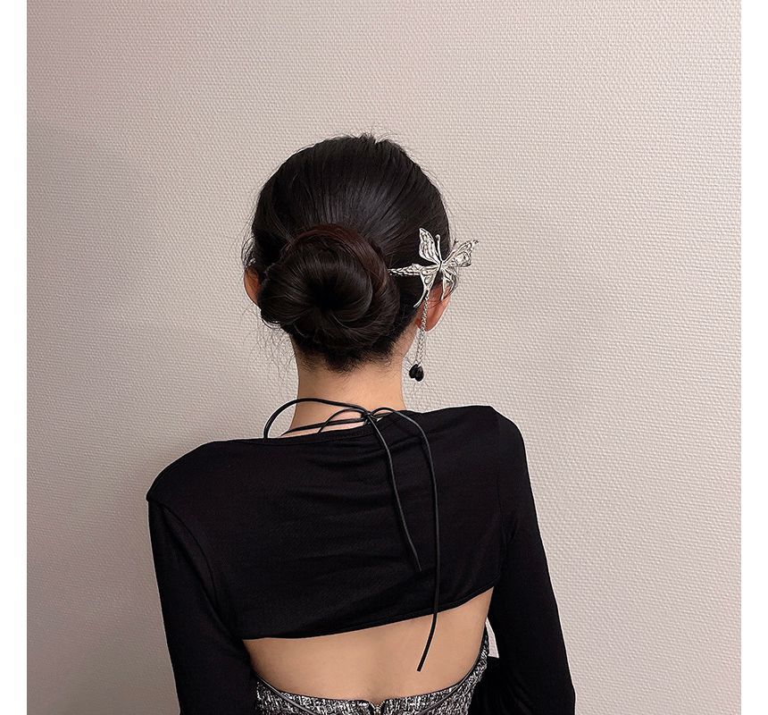 Stick Butterfly Hair Alloy