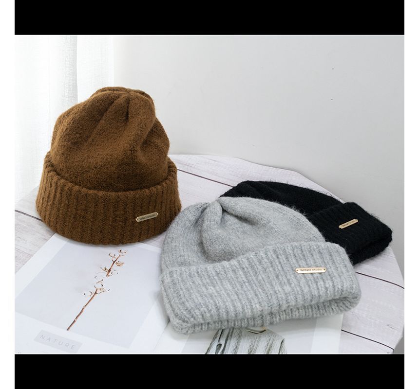 Beanie Logo Knit